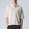 Clearance Weekday Regular Crochet Short Sleeve Shirt