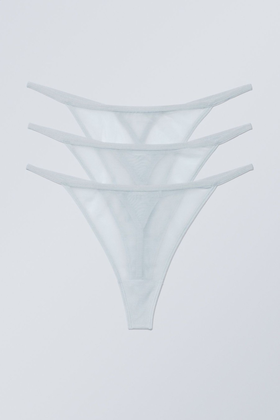 Hot Weekday 3-Pack Bonnie Tanga Mesh Thong