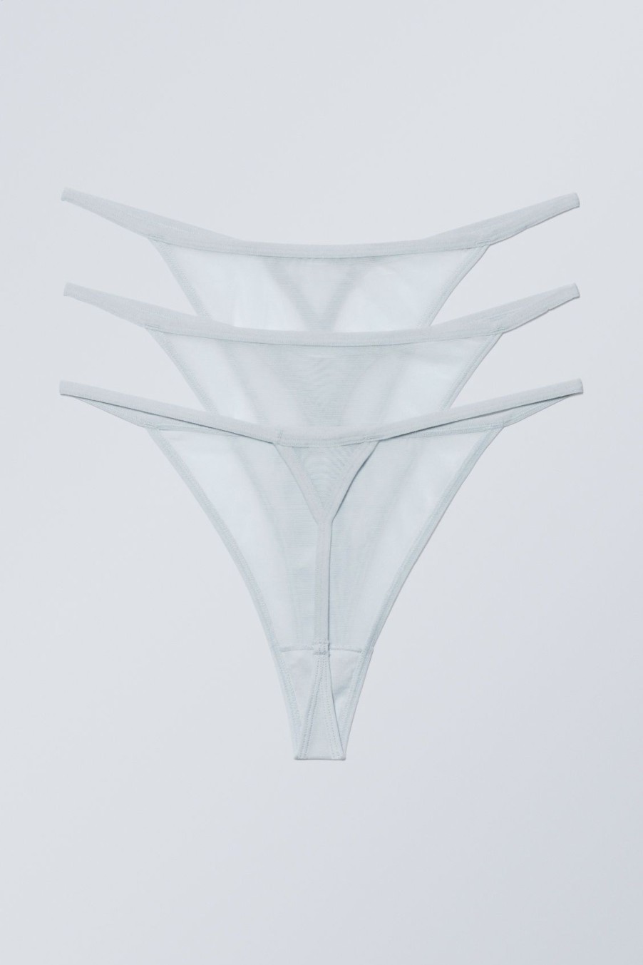 Hot Weekday 3-Pack Bonnie Tanga Mesh Thong