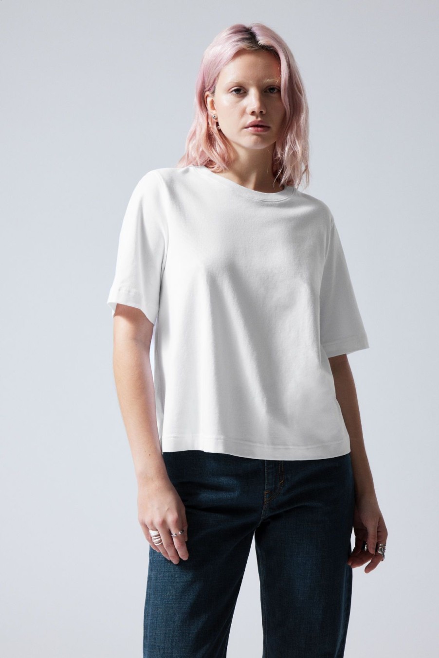 Clearance Weekday Perfect Boxy T-Shirt