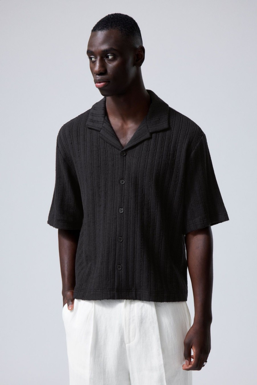 Clearance Weekday Boxy Structure Resort Shirt