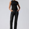 Online Weekday Lana Coated Trousers