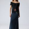 Best Weekday Signe Drapy Maxi Skirt