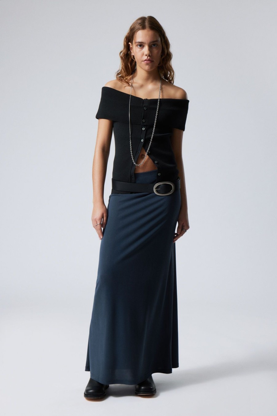 Best Weekday Signe Drapy Maxi Skirt