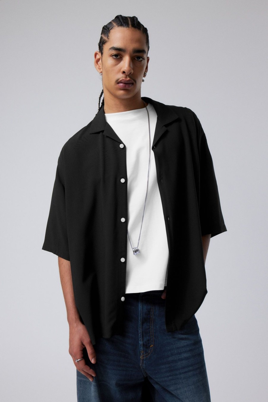 Best Weekday Oversized Resort Short Sleeve Shirt