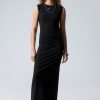 Clearance Weekday Sleeveless Slitted Maxi Dress