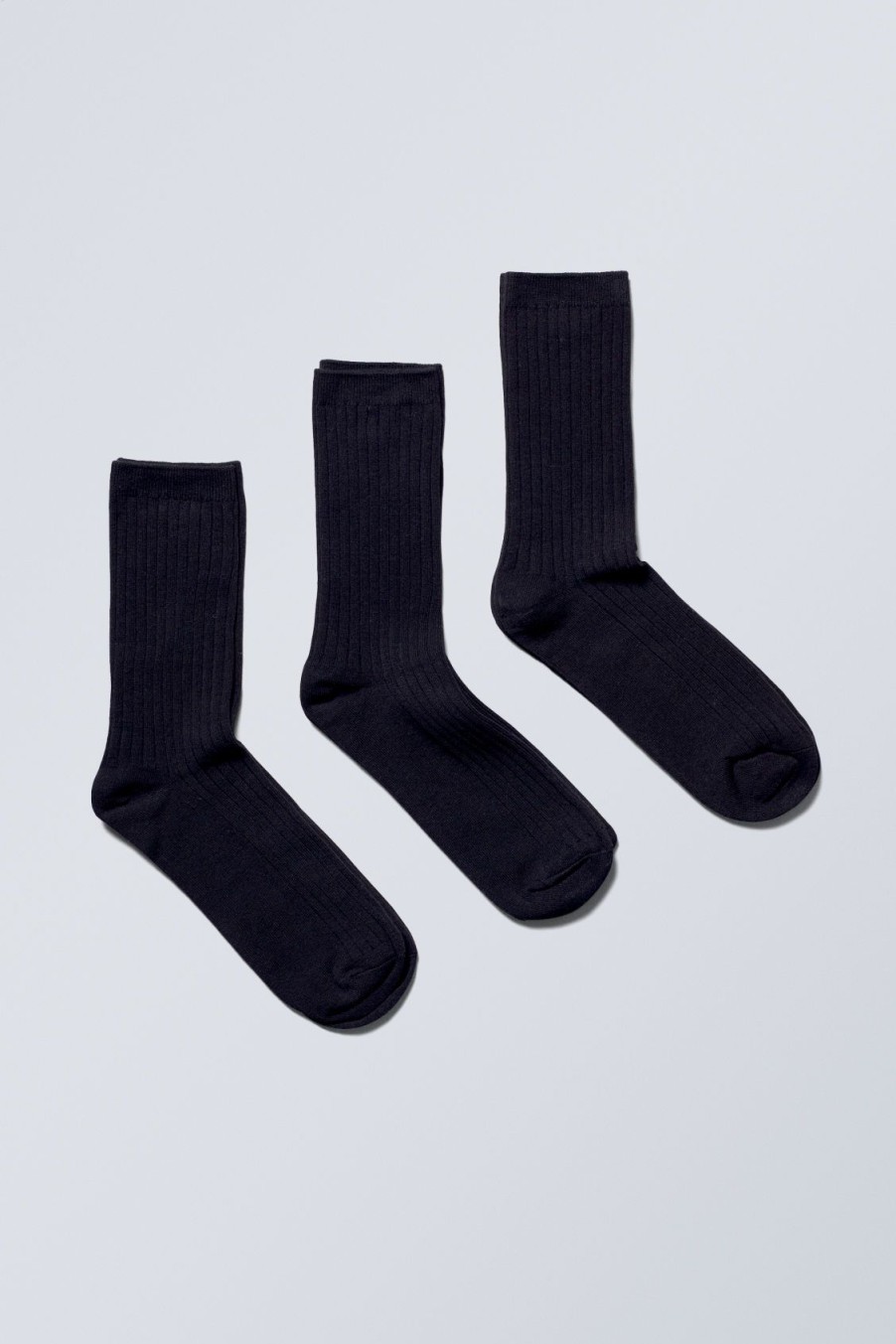 New Weekday 3-Pack Rib Socks