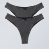 Online Weekday Pointelle Brazilian Bow Briefs