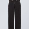 New Weekday Resolute Curve High Straight Jeans