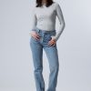 Best Weekday Pin Mid Straight Jeans