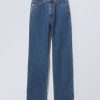 Online Weekday Rowe Extra High Straight Jeans