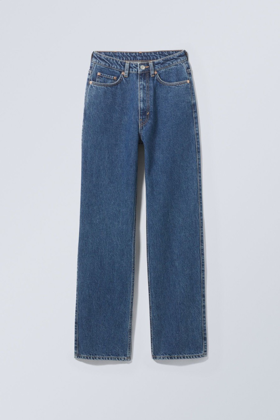 Online Weekday Rowe Extra High Straight Jeans