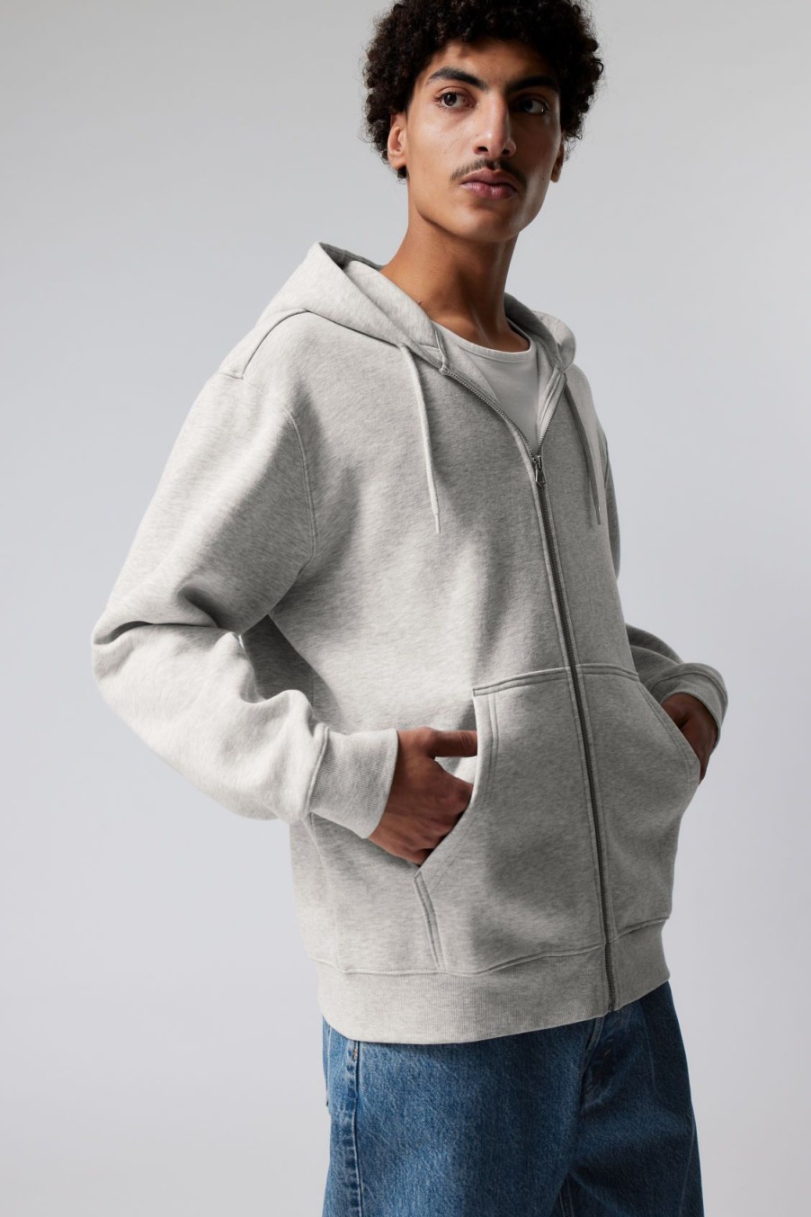 Online Weekday Standard Midweight Zip Hoodie