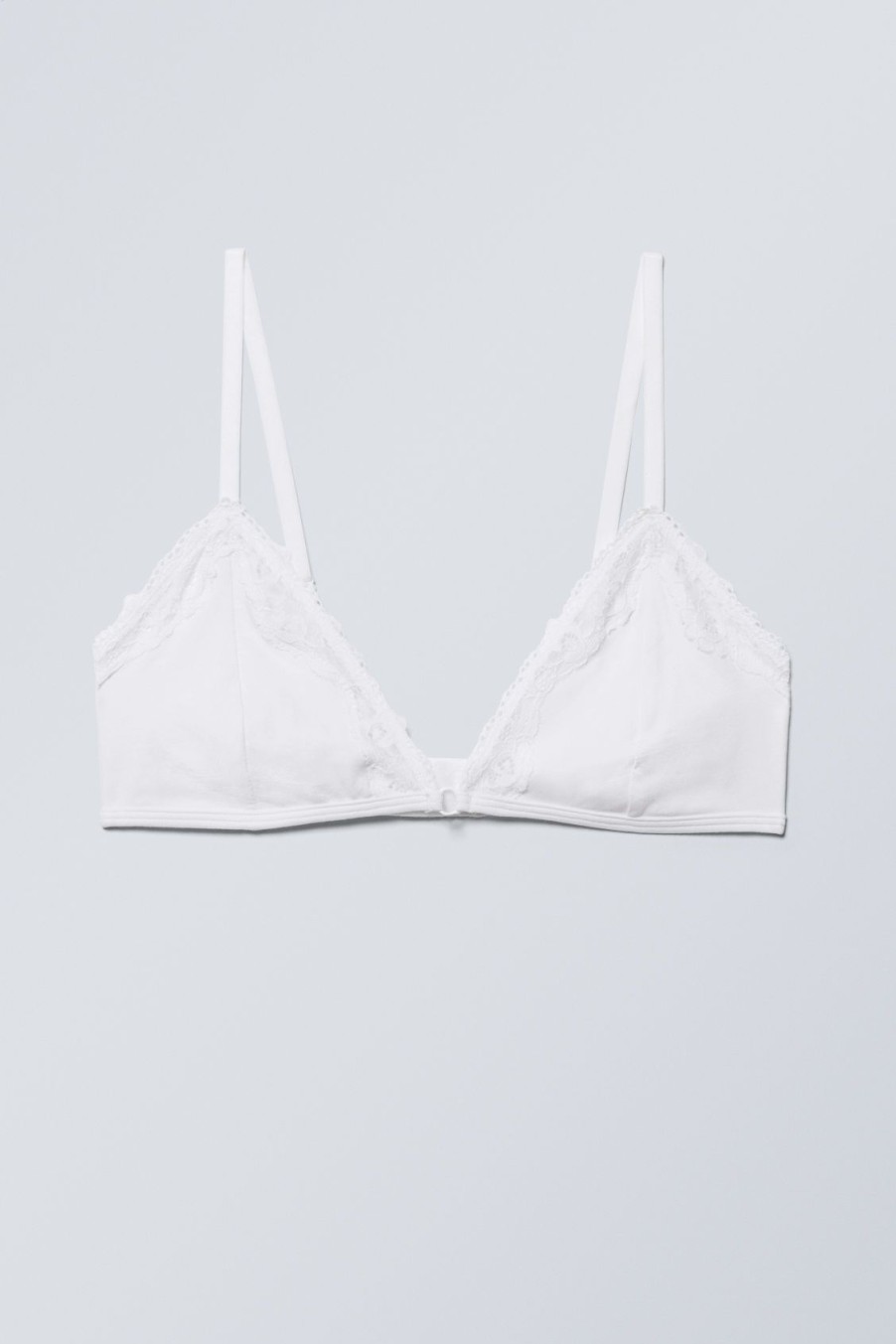 Clearance Weekday Lace Cotton Trim Bra