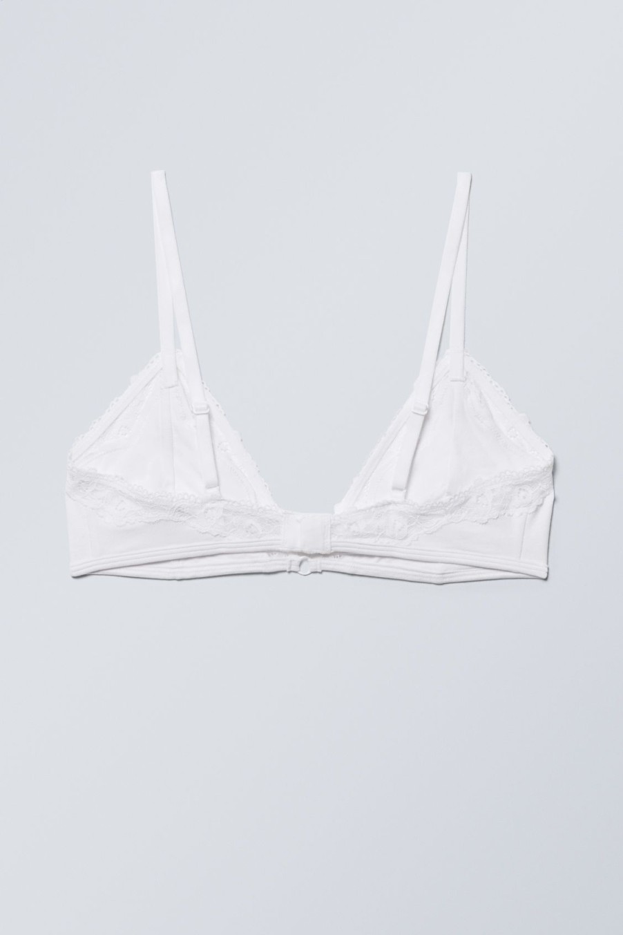 Clearance Weekday Lace Cotton Trim Bra