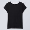 Best Weekday Gizem Open Back T-Shirt