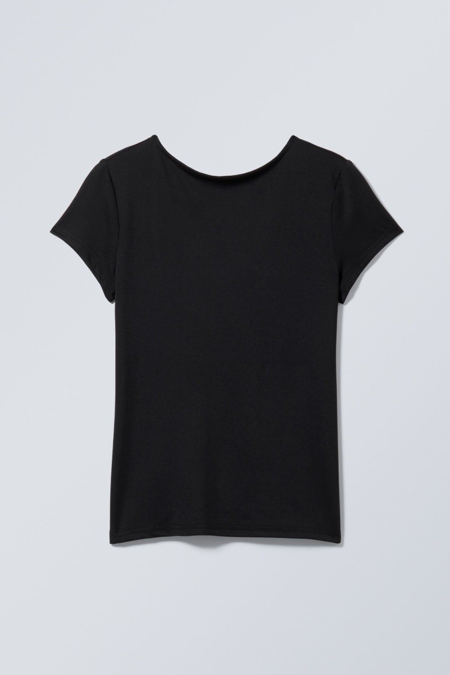 Best Weekday Gizem Open Back T-Shirt