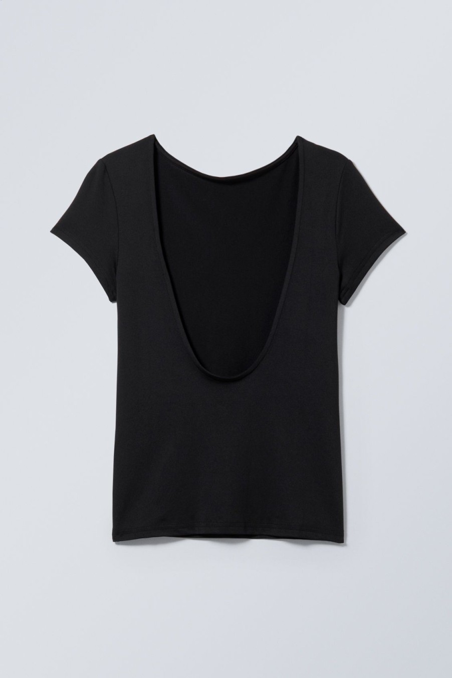 Best Weekday Gizem Open Back T-Shirt