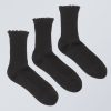 Best Weekday 3-Pack Frill Edge Socks