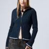 New Weekday Tarja Sporty Zip Cardigan