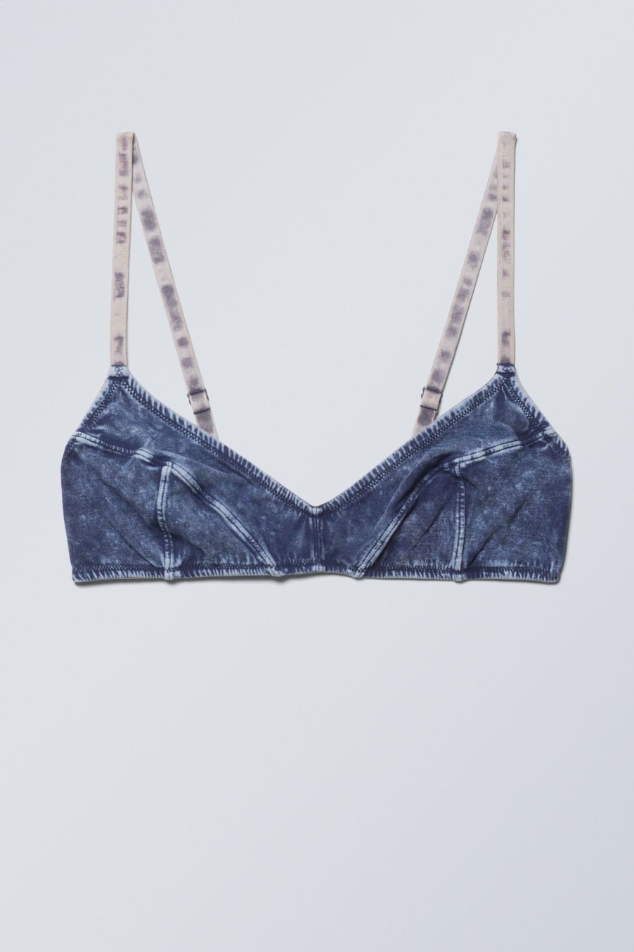 Clearance Weekday Miley Washed Cotton Bra