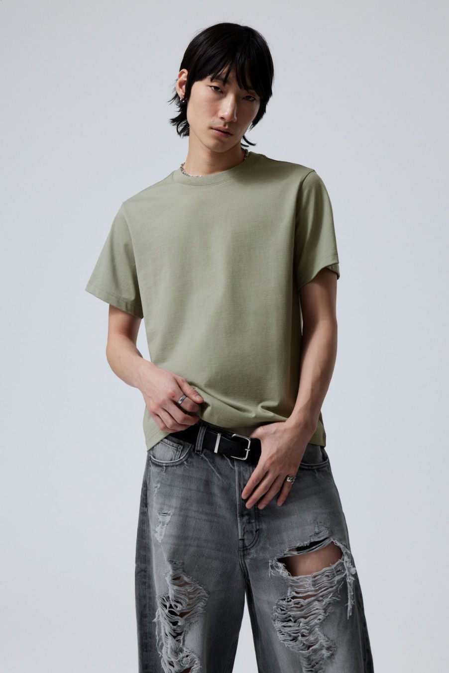 New Weekday Short Boxy Heavyweight T-Shirt