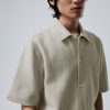 Wholesale Weekday Loose Structured Short Sleeve Shirt