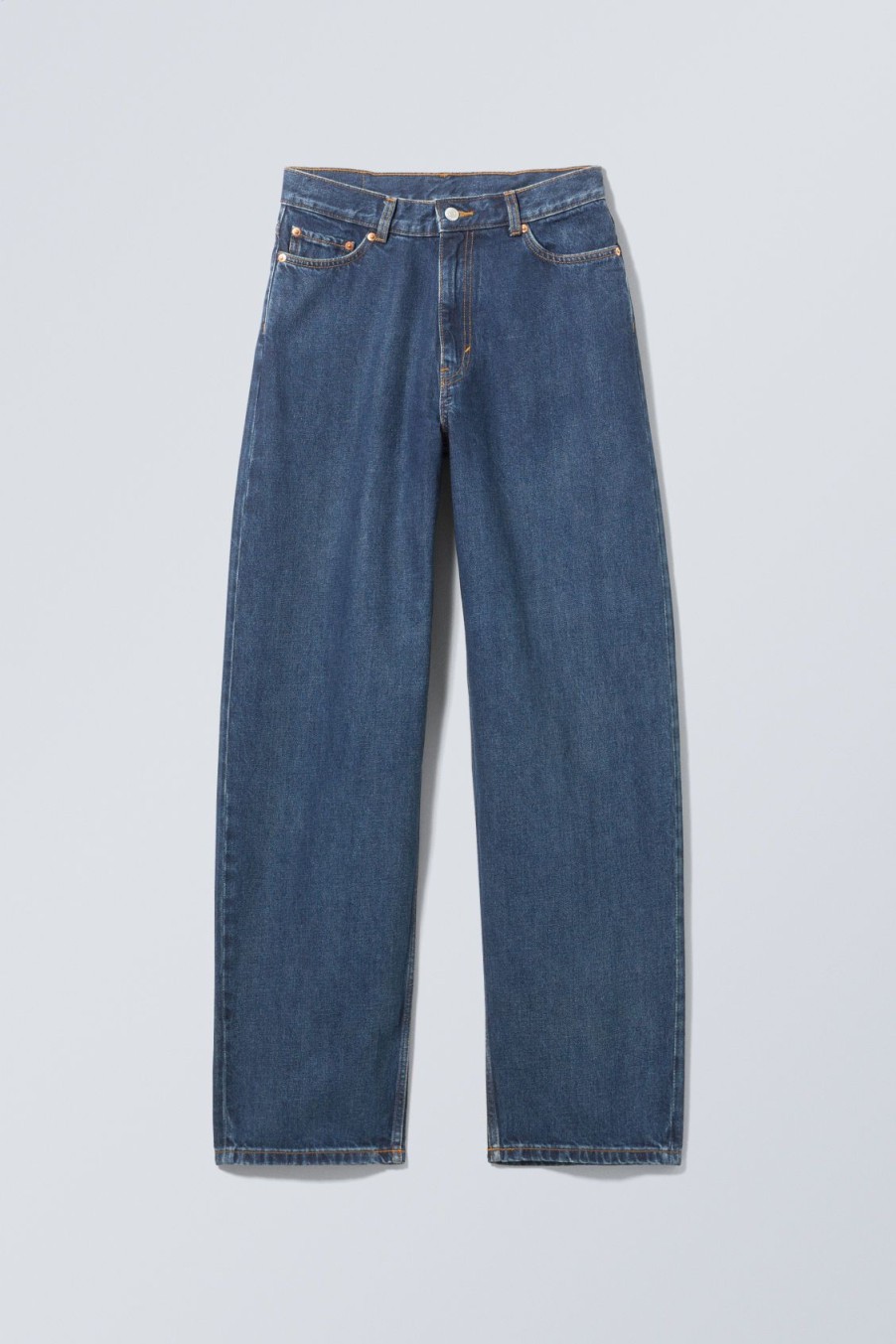 Best Weekday Rail Mid Loose Straight Jeans