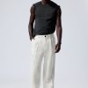 Online Weekday Uno Loose Linen Suit Trouser