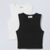 Clearance Weekday 2-Pack Pure Crop Tank Top