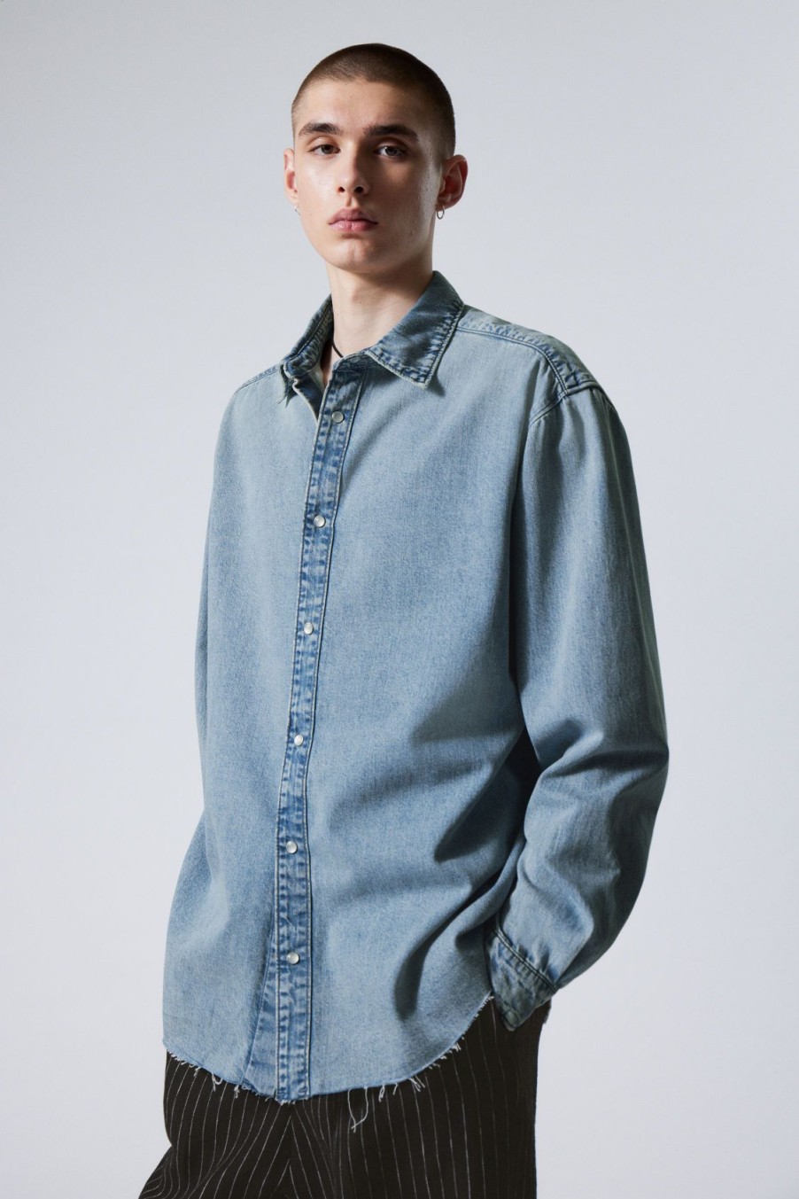 Wholesale Weekday Loose Fit Denim Shirt