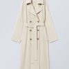 Clearance Weekday Julie Linen Mix Trench