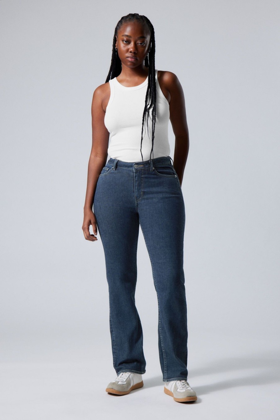 Hot Weekday Twig Curve Mid Straight Jeans