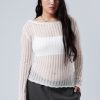 Wholesale Weekday Knitted Off Shoulder Sweater