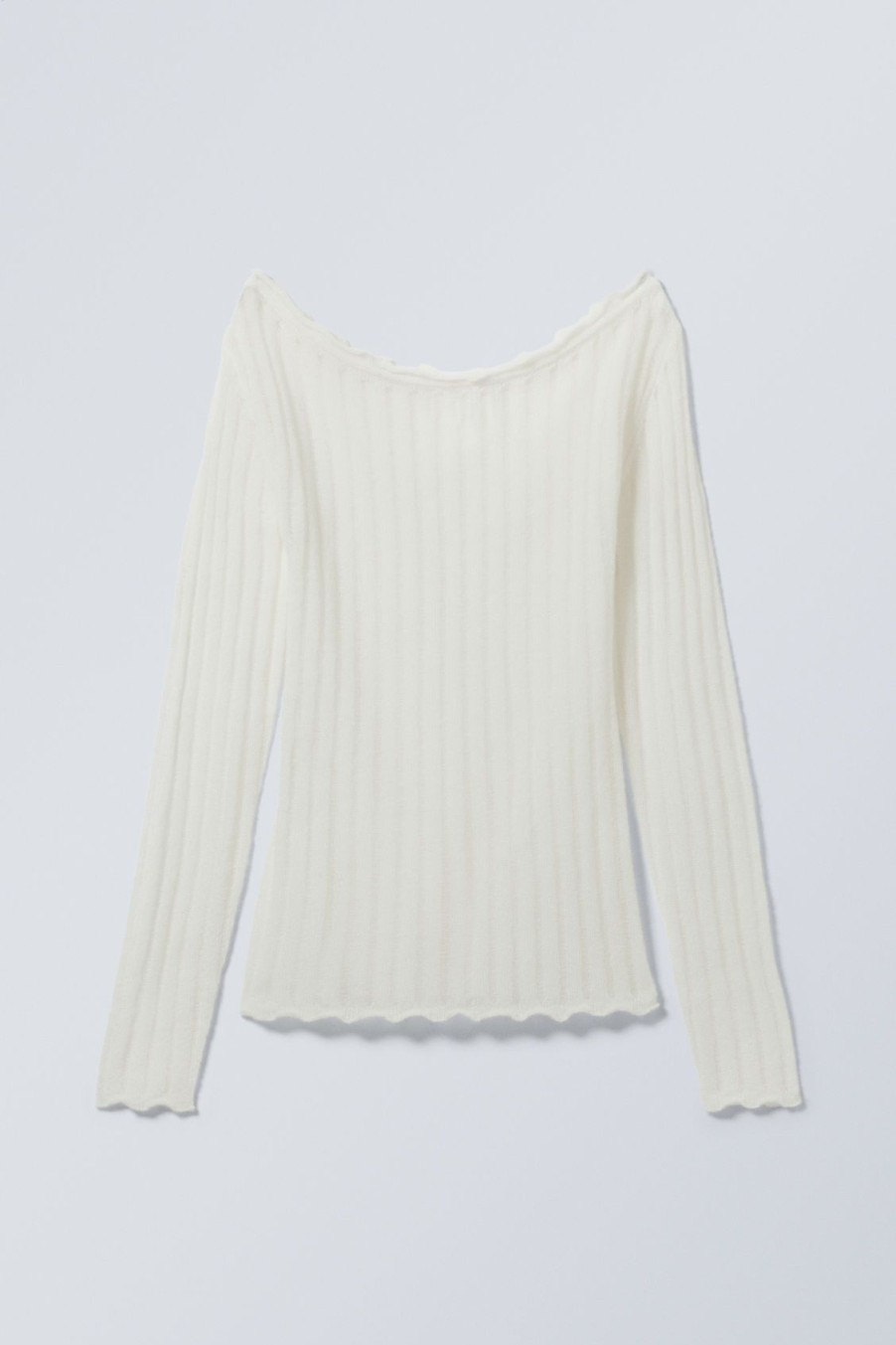 Wholesale Weekday Knitted Off Shoulder Sweater