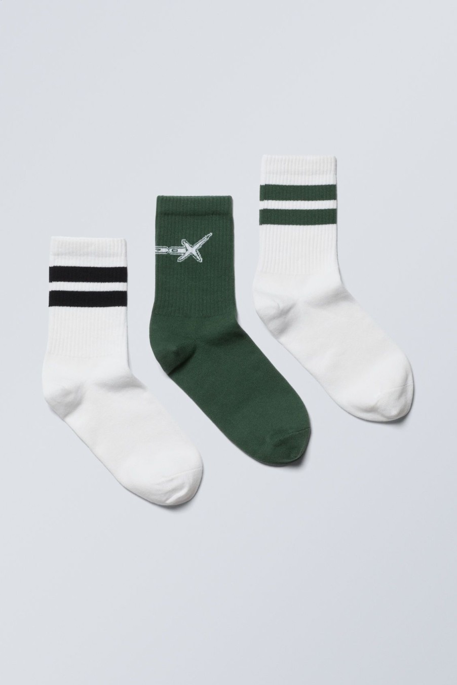 Wholesale Weekday 3-Pack Sport Graphic Socks