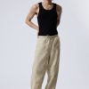 New Weekday Relaxed Linen Trousers