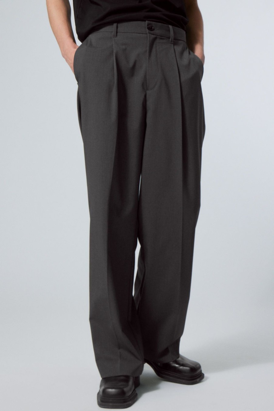 New Weekday Uno Loose Suit Trousers