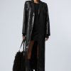 Hot Weekday Nancy Faux Leather Coat