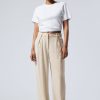 Clearance Weekday Lilah Linen Mix Trousers