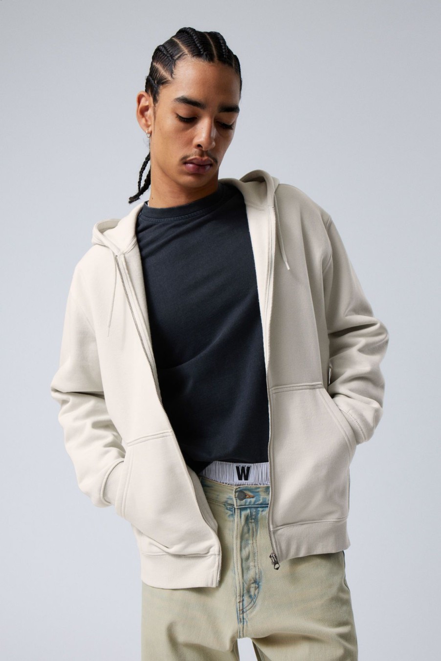 Wholesale Weekday Standard Midweight Zip Hoodie