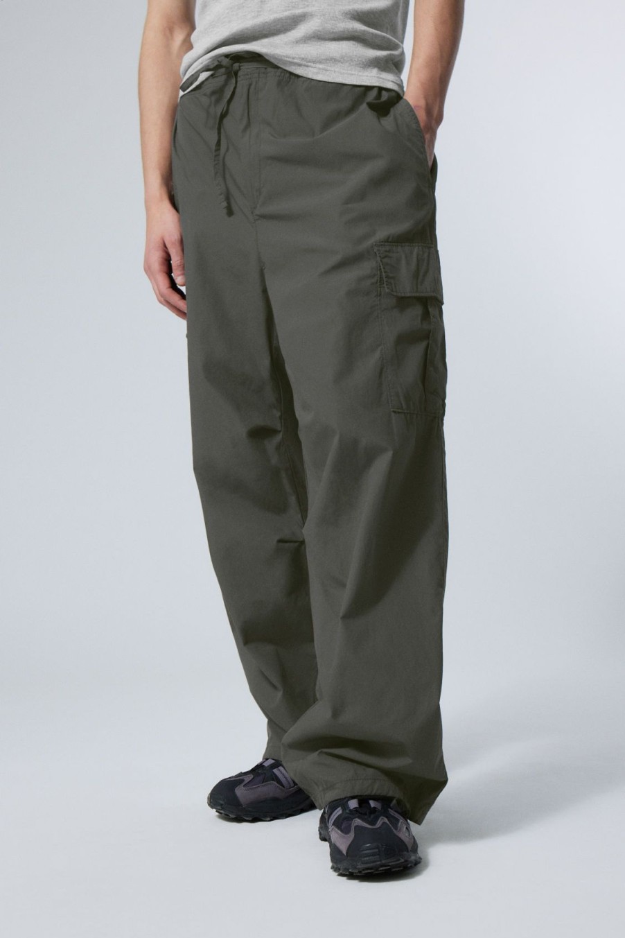 Hot Weekday Parachute Loose Cargo Trousers