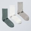 Clearance Weekday 3-Pack Shiny Socks