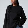 Online Weekday Oversized Long Sleeve T-Shirt