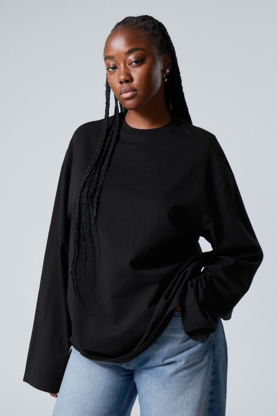 Online Weekday Oversized Long Sleeve T-Shirt