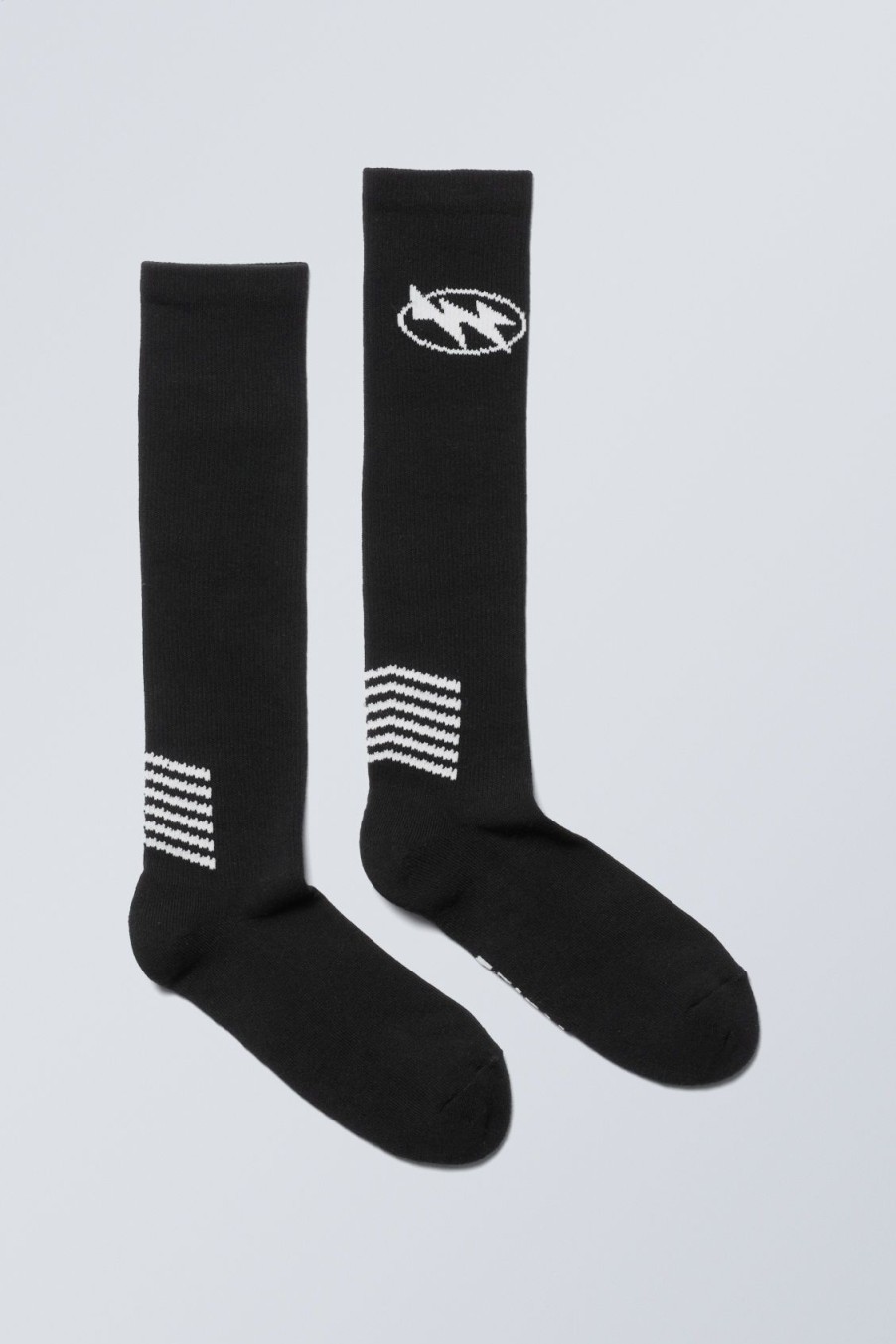 Best Weekday Sporty Graphic High Knee Socks