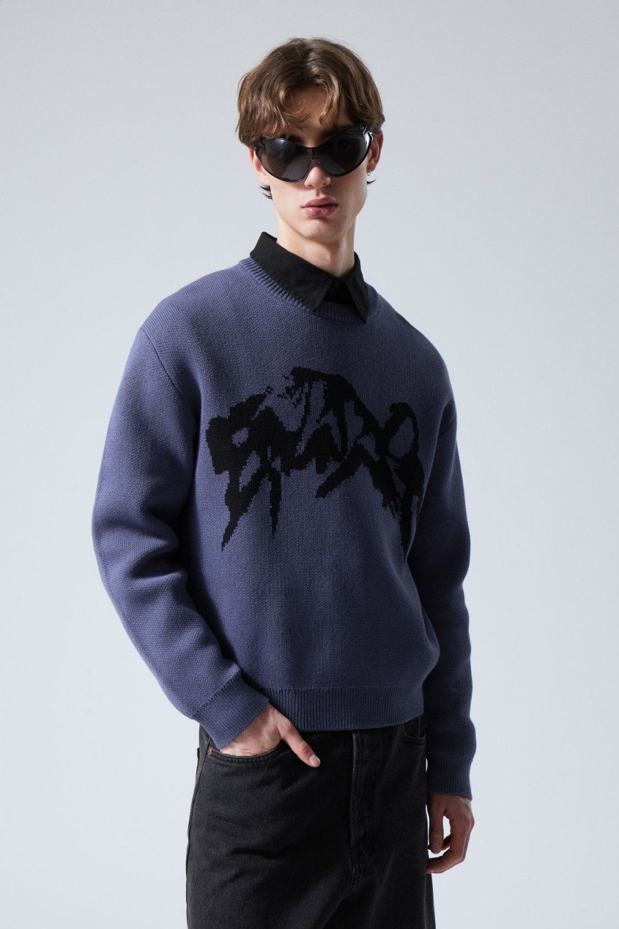 Best Weekday Fabian Graphic Sweater