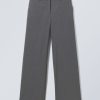 Clearance Weekday Emily Low Waist Suiting Trousers