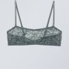 Clearance Weekday Ash Lace Semi Scooped Bra