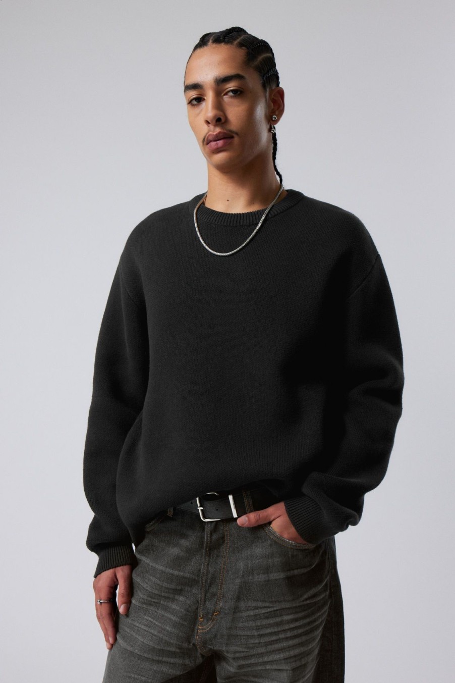 Hot Weekday Fabian Jacquard Knit Sweater